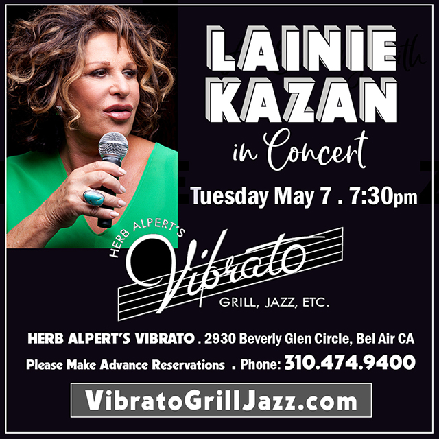 Lainie Kazan in Concert at VIBRATO Tues May 7 2024